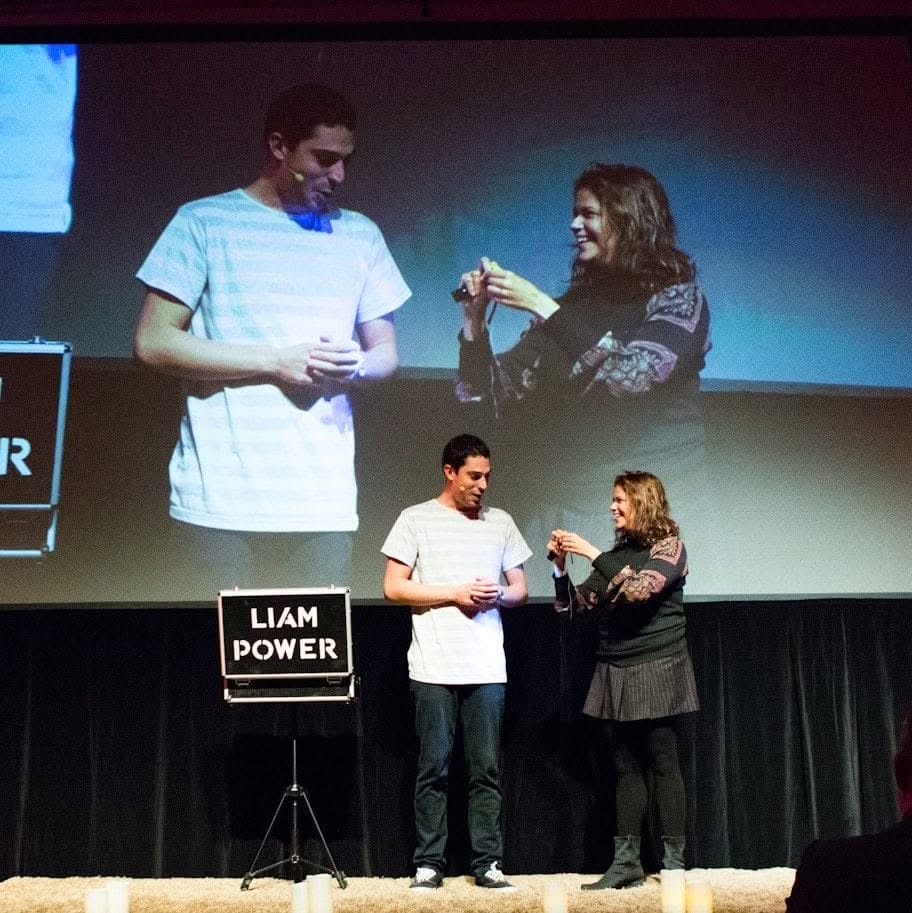 Sydney Magician on stage
