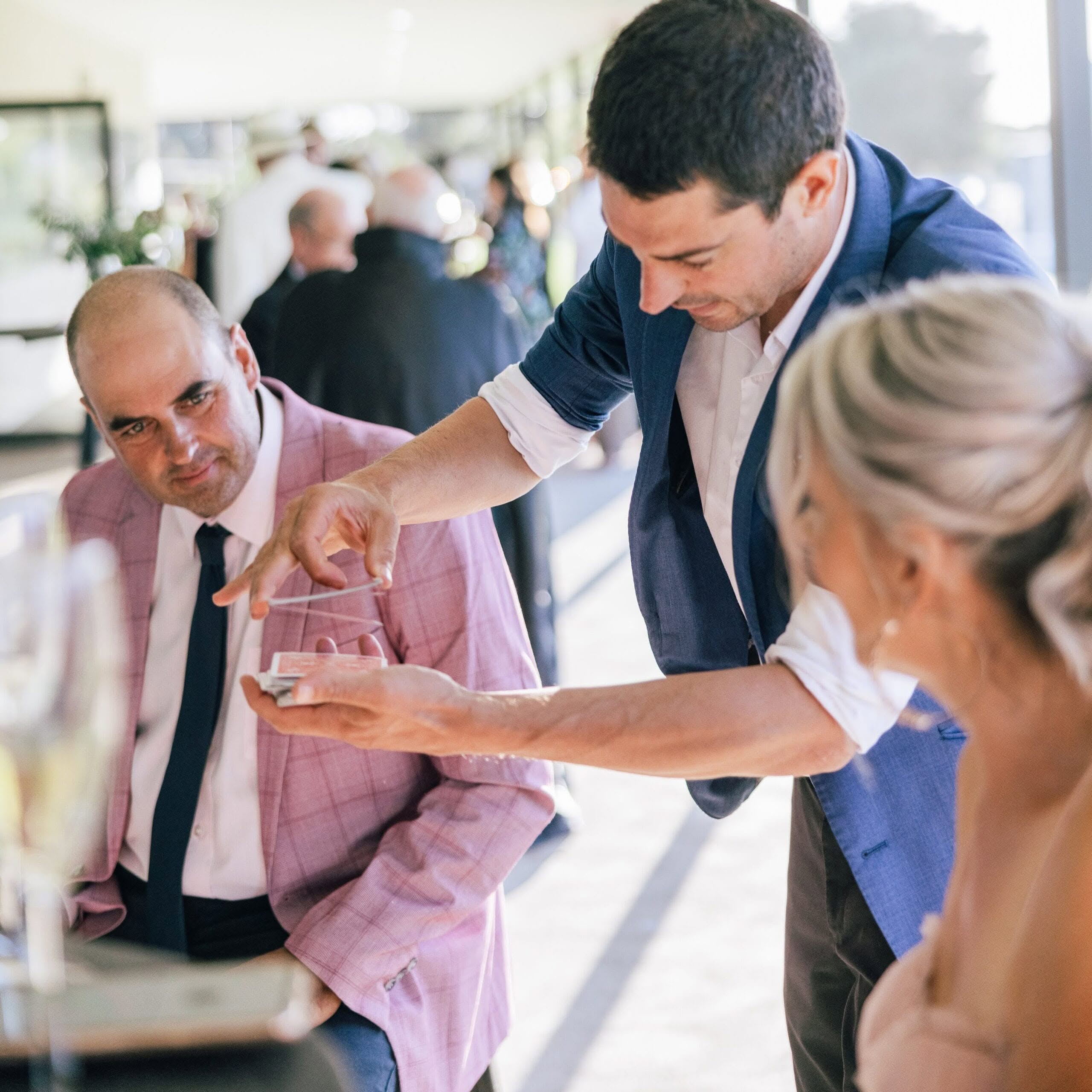 magician sydney wedding roving magic